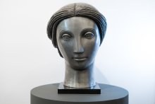 Cabeça do segundo Anjo da Catedal de Brasília