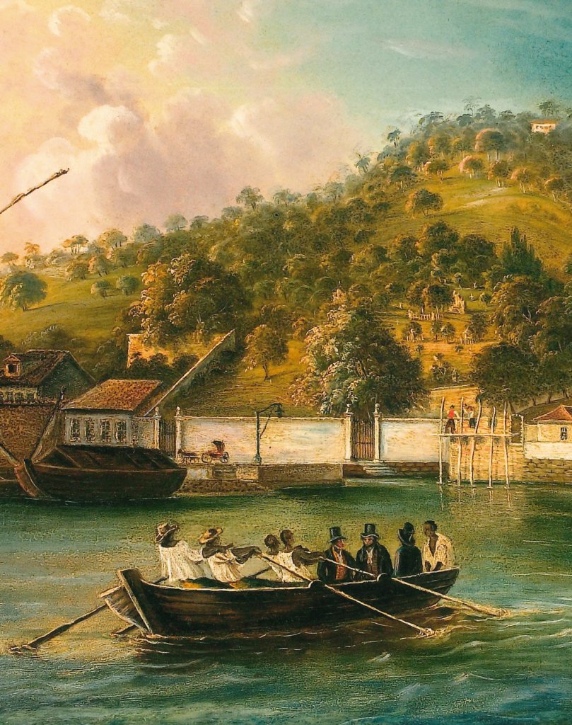 Obra da exposição "Guanabara, o abraço do mar"